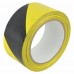 50mm x 33m Yellow/Black Adhesive Hazard Tape